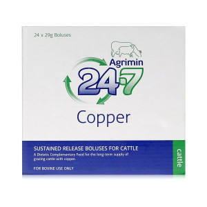 Agrimin 24-7 Copper Bolus for Cattle 24 Pack